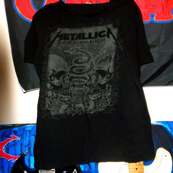 metallica black album L tee - metal s&m load reload motorhead dio - Picture 1 of 3